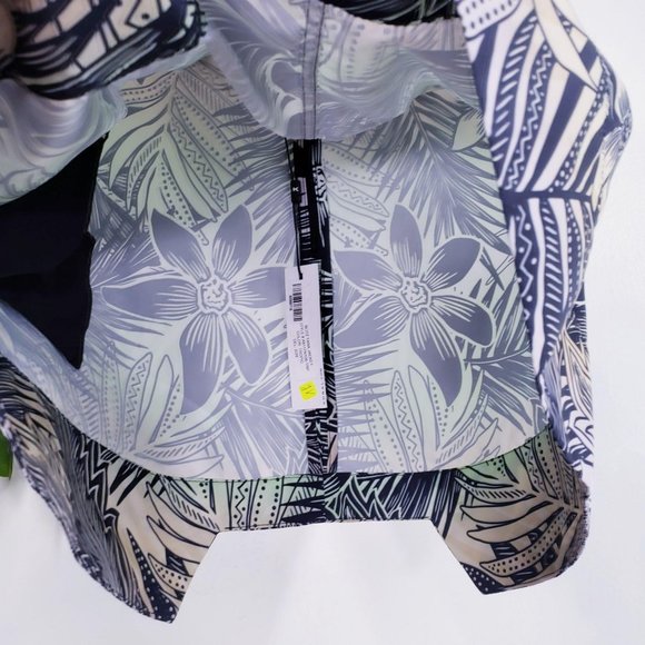 Koral BERGDORF GOODMAN Skirt Tropical Asymmetric Resort Summer Luxury NEW $350 - Picture 8 of 10